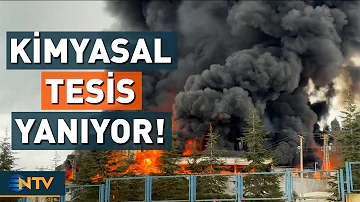 Factory Fire in Kırıkkale! Teams Trying to Bring Flames Under Control | NTV