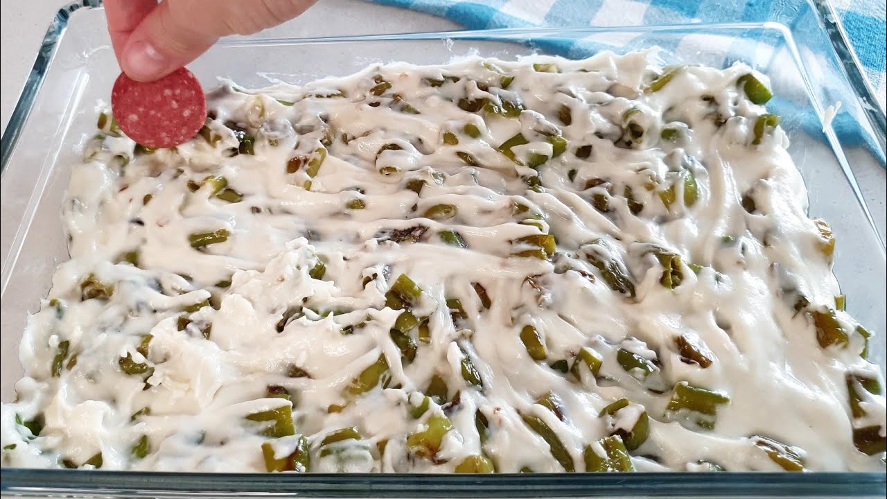 Öyle Lezzetli ki ✨ Yapımı ÇOK Kolay, Muhteşem Bir Lezzet ???? FIRINDA BEŞAMEL SOSLU BİBER TARİFİ