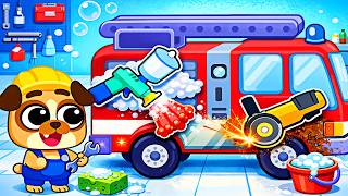 Kids Car Repair Garage Game 3D - Fix Fire Truck and Police Car | Android Gameplay screenshot 1