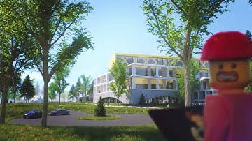 LEGO shares plans by C.F. Møller for a new office complex in Billund