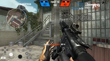 Bullet Force WebGL + Dualshock 4 Gyro Mouse (Steam)
