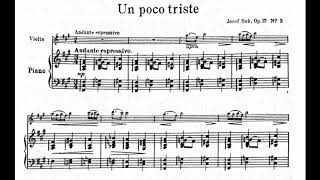 Josef Suk-Four Pieces for violin and piano, Op. 17 - Elizabeth Chang, violin & Mariko Kaneda, piano