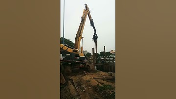 Đóng cừ larsen bằng búa rung