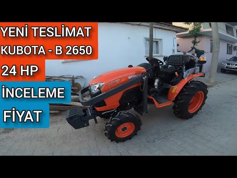 Yeni Teslimatı Yapılan Kubota B2650 Mini Traktörü İnceledim - Fiyatı