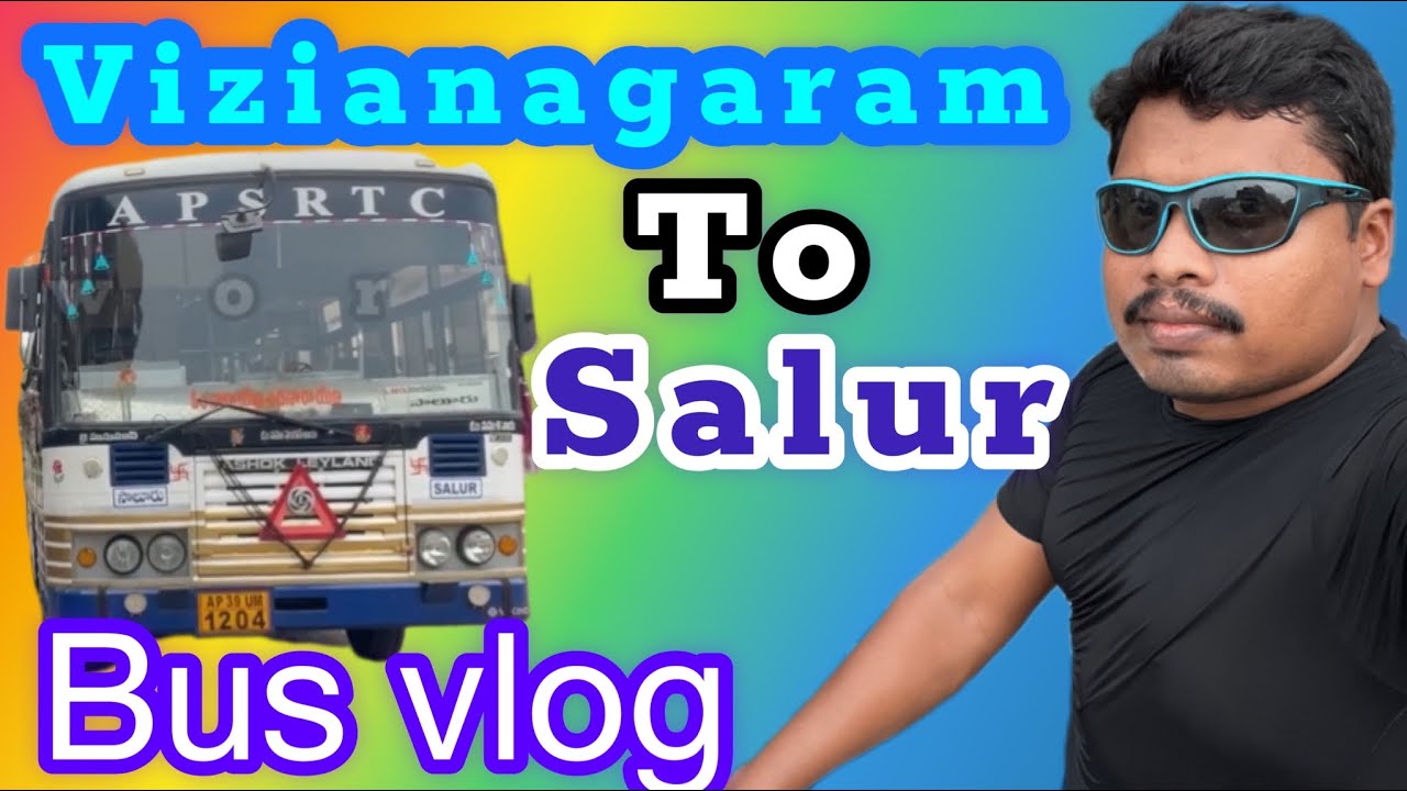 సరదాగా బస్సు మీద తిరుగుదాం రండి మిత్రులారా | Vizianagaram to Salur Bus Vlog | సికారు @Dinnaworld