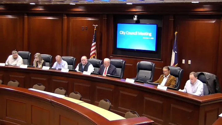 Granbury City Council meeting: Dec. 2, 2025