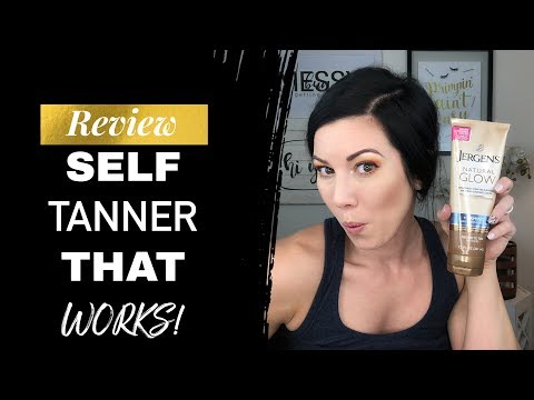 Jergens Natural Glow Firming Daily Moisturizer | Jergens Self Tanner Review