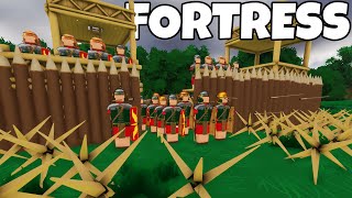 Building a ROMAN FORTRESS in NEW Battle Simulator Update! - Warlord Britannia