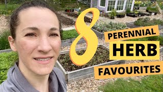 8 FAVOURITE Perennial Herbs for my Zone 6 Garden Talking extra fast because it’s FREEZING out…