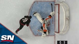 Hurricanes' Martin Necas Beats Buzzer With 0.3 Seconds Left In Game To Force OT vs. Flyers