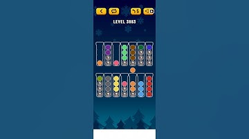 Ball sort level 3863