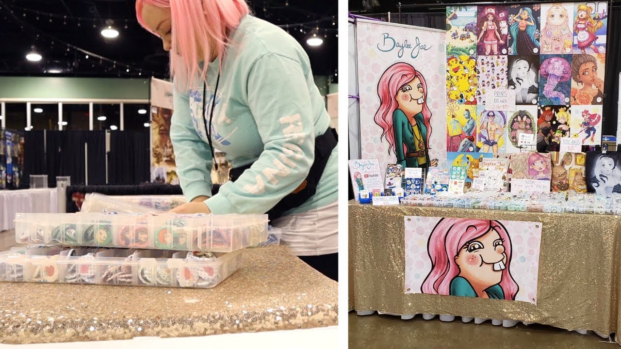 Calgary Expo - Artist Alley Setup & First Day!