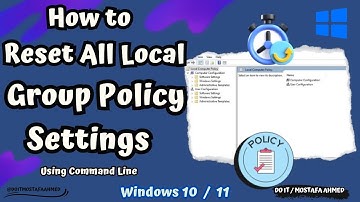 How to Reset All Group Policy Settings via Command Line (CMD)
