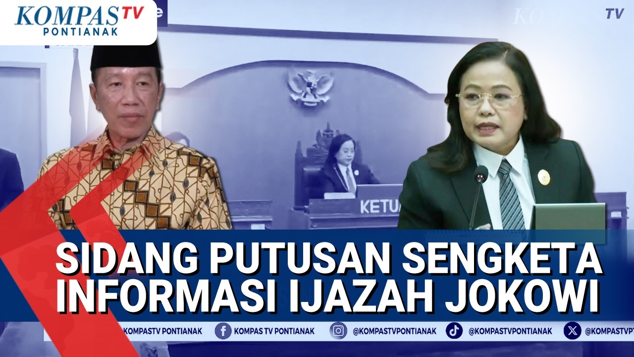 Komisi Informasi Gelar Sidang Putusan Sengketa Informasi Ijazah Jokowi Yang LIbatkan Bonjowi & UGM