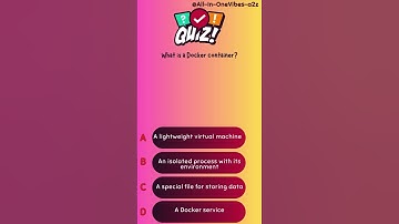 What is a Docker container?