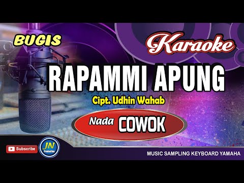 Rapammi Apung │ Karaoke Bugis Keyboard  │Tanpa Vocal │ Nada Cowok