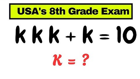 Nice Math Olympiad Problem | Can You Solve?