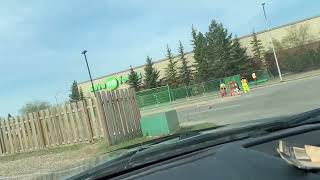 Fort McMurray Alberta Canada ( + 15  & City Road closure with an Emergency Alert still in place