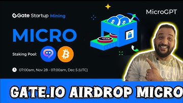 Stake & Earn 20$ bay Micro coin | gate.io startup mining