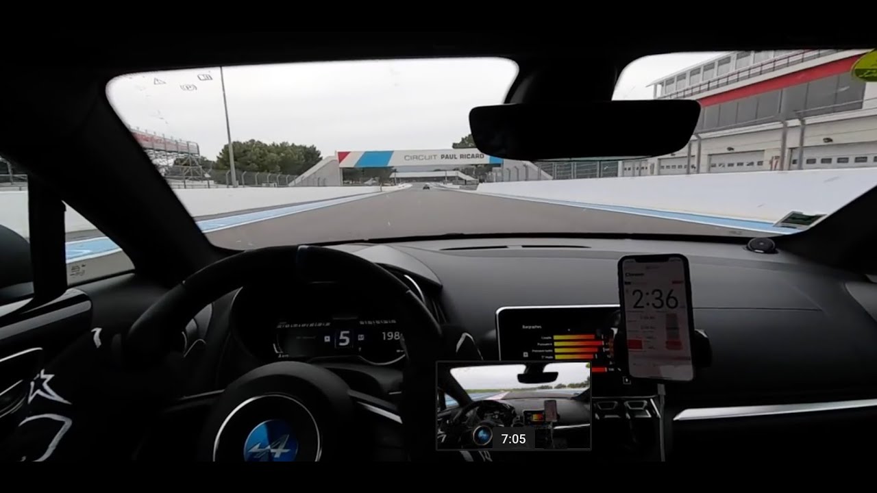 Alpine A110 vs Lotus Exige cup 430 Circuit Paul Ricard