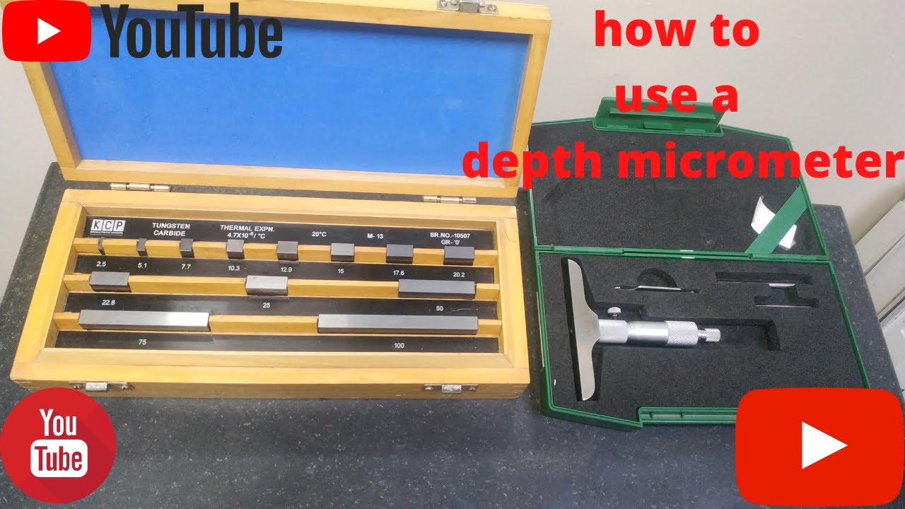 How to use depth micrometer Tech Lab YouTube