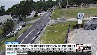 VIDEO: Georgetown County deputies seek help in identifying man involved in car theft
