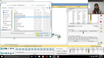 Simulation of Dynamic routing by OSPF and EIGRP