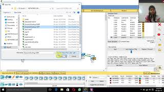 Simulation of Dynamic routing by OSPF and EIGRP