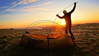 HELVELLYN UK MOUNTAIN SOLO SUMMIT CAMP IN A HILLEBERG SOULO BL