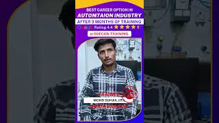 Mohd Suhail: Job in Automation Industry After 3 Months Industrial Training #placementcourse