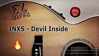 INXS - Devil Inside Guitar Tutorial Lesson