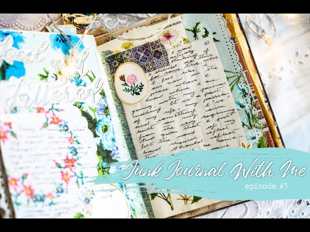 JUNK JOURNAL WITH ME | #1 | Hello Autumn! | How to Use a