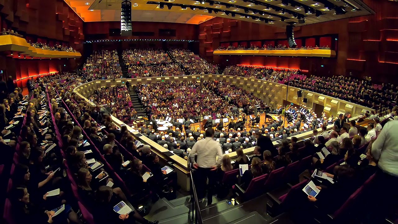 samenzang Psalm 87, live vanuit de Doelen van Rotterdam. Peter Wildeman: orgel.
