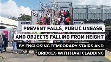 HAKI Cladding for site hoarding, enclosures and noise reduction