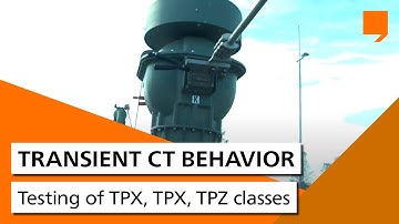 Transient CT behavior: Testing of TPX, TPY, TPZ classes