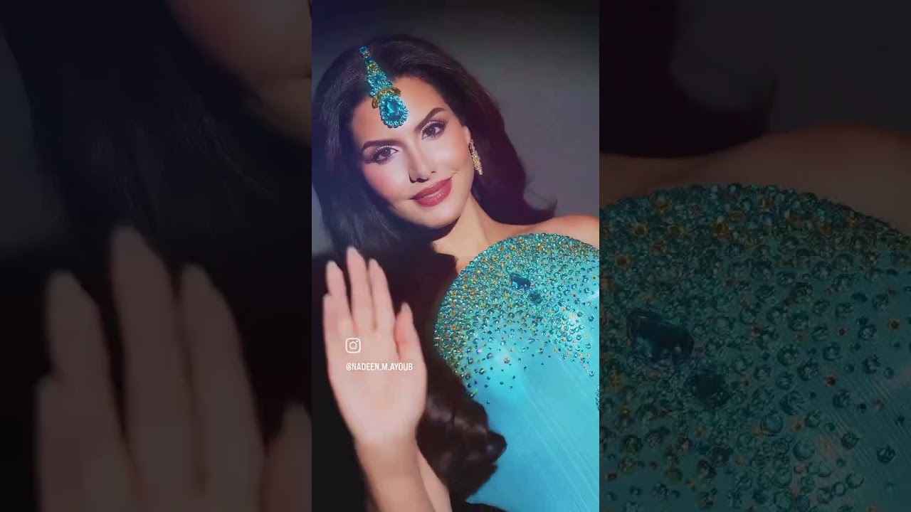 the first miss palestine Nadine Ayoub, she is the most beautiful..mashallah 💚💚💚💚💙