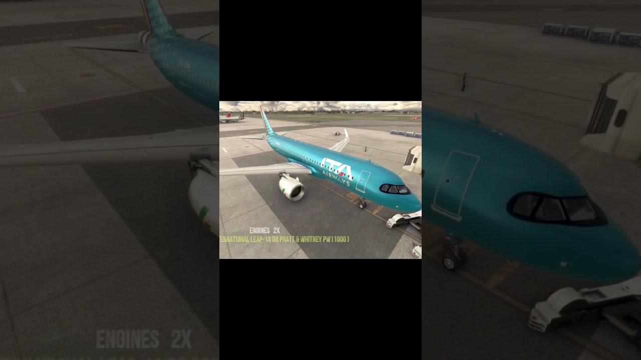 Microsoft FLIGHT SIMULATOR 2020 ITA AIRWAYS blue livery 