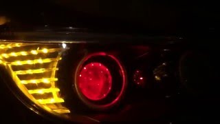 E60 bmw m5 custom headlight angel eyes demon eye