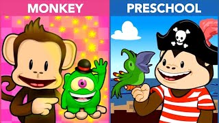 Monkey Preschool When I Grow Up VS Monkey Preschool Find It | Monkey Preschool Games for Kids