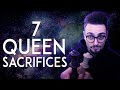 7 BEST Queen Sacrifices In Chess History!