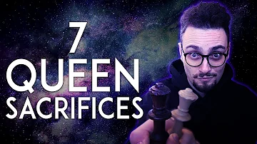 7 BEST Queen Sacrifices In Chess History!