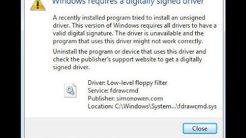 How To Disable Driver Signature Enforcement