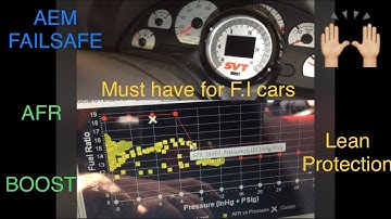 AEM Failsafe configuration, use, test. All cars, shown on 2003 Ford Mustang SVT Cobra