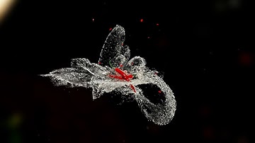 Red Chili Explosion - flip fluid Simulation in blender