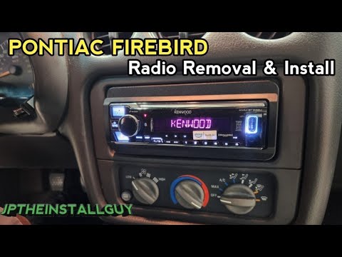 1995 Pontiac firebird radio removal replacement install upgrade