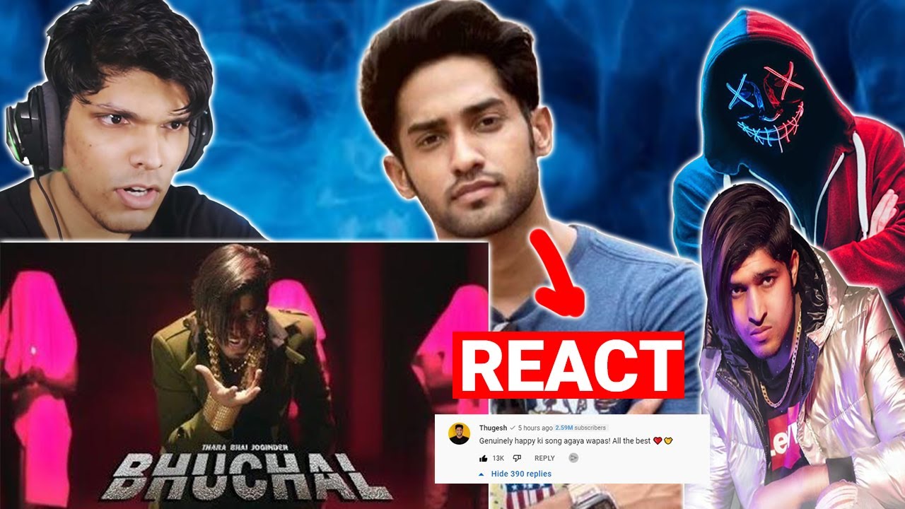 Famous Youtuber React on Bhuchal | Deleted Song | thugesh | mythpat | triggeredinsaan 