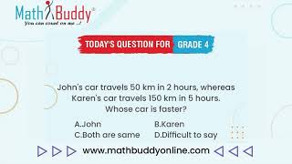Math Practice Problem Grade 4 Question 269