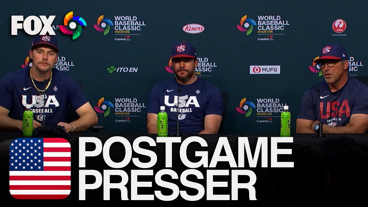 Postgame Press Conference: United States' Kyle Schwarber & more on win against Great Britain