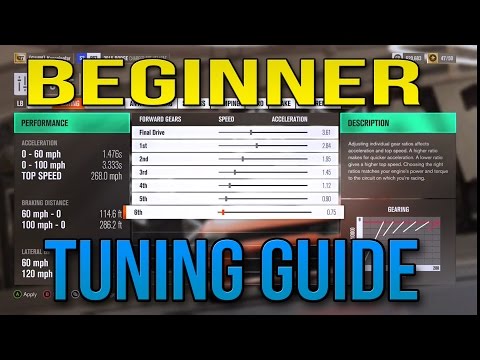 HOW TO TUNE YOUR CAR FOR A BEGINNER - FORZA HORIZON 3 TUNING GUIDE