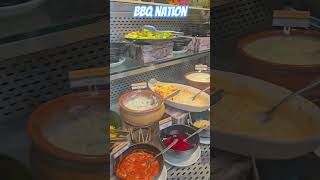 trying tge one of the best buffet ever bbq Nation al brsha